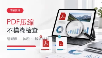 PDF怎么压缩不模糊？文件变小前后要检查什么？