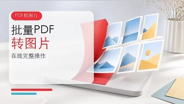 批量PDF怎么转图片？三种在线方法完整操作
