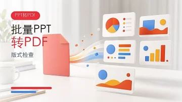 批量PPT怎么转PDF？三种完整方法与版式检查