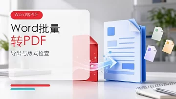 Word怎么批量转换成PDF？批量Word转PDF要怎么操作？
