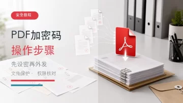 如何给PDF加密码？PDF文件加密操作步骤是什么？