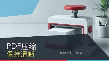 PDF怎么压缩文件大小?PDF压缩后如何保持清晰?