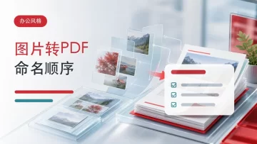 图片资料转PDF怎么整理？文件命名和顺序怎么整理