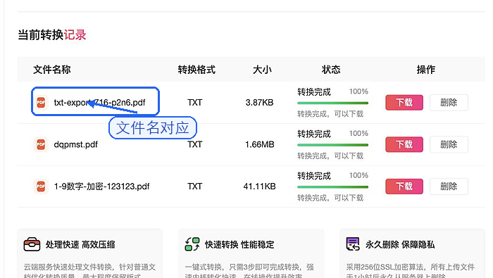 PDF转TXT下载TXT并检查
