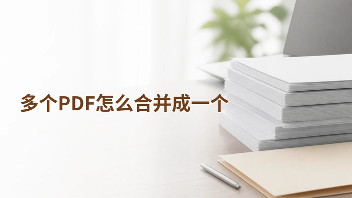 多个PDF怎么合并成一个？页数范围和顺序怎么核对