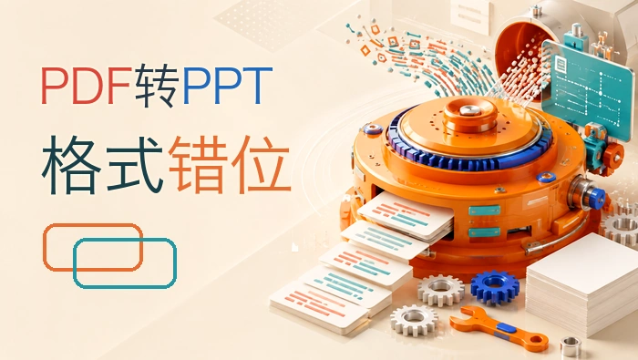 PDF转PPT格式错位