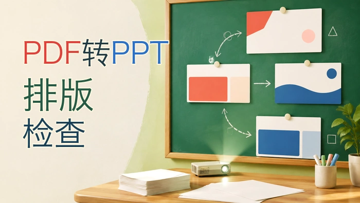 PDF转PPT排版检查