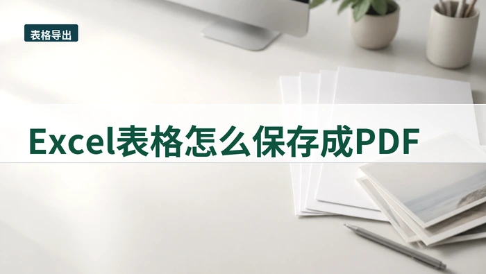 Excel表格怎么保存成PDF？清晰度和页码怎么确认