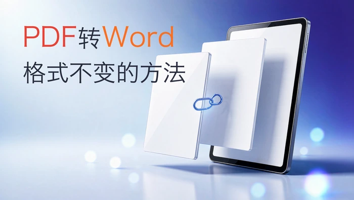 pdf转word格式不变的方法