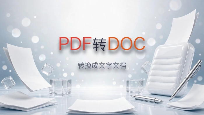 pdf怎么转doc？如何将PDF文件转换成文字文档