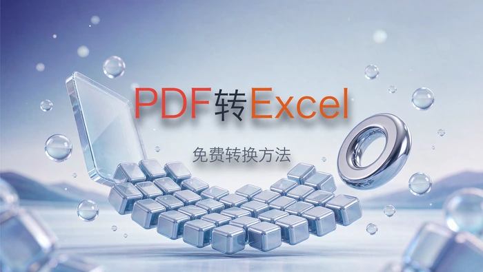 PDF转Excel免费怎么做？电脑端和在线方法都能用