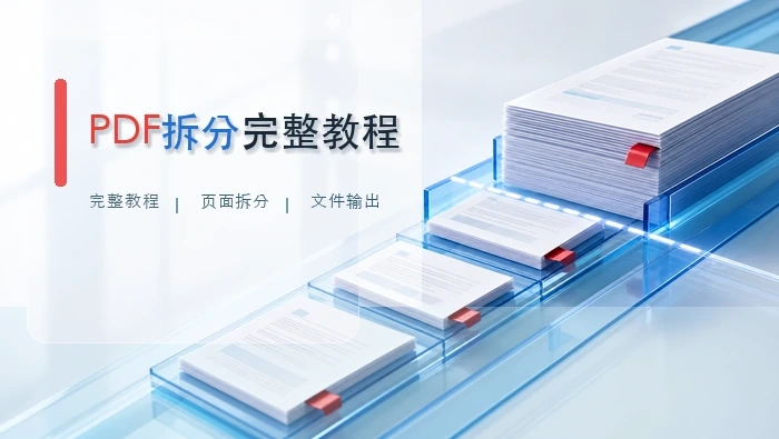 PDF在线拆分怎么做?免费拆分后这样核对页数封面图