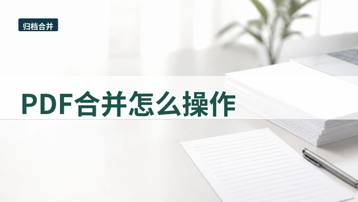 PDF合并怎么操作？打印归档前的处理流程