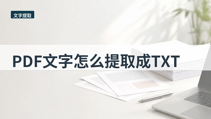 PDF文字怎么提取成TXT？常见错误怎么提前避开