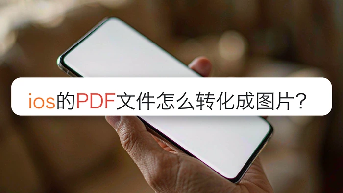 ios的PDF文件怎么转化成图片？转换后页面和清晰度怎么检查？