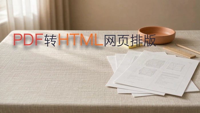 PDF转HTML网页排版