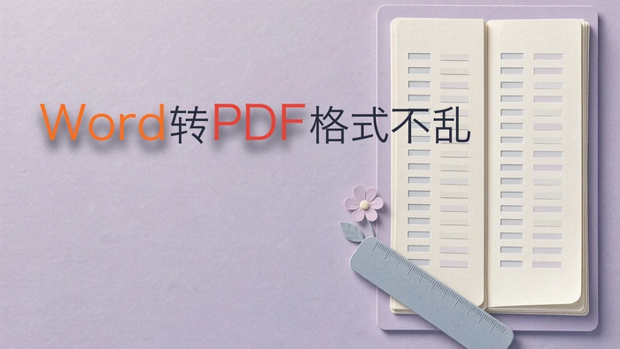 Word转PDF格式不乱