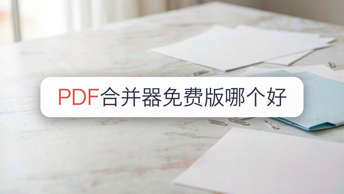 PDF合并器免费版哪个好？3个工具的用法和适用场景