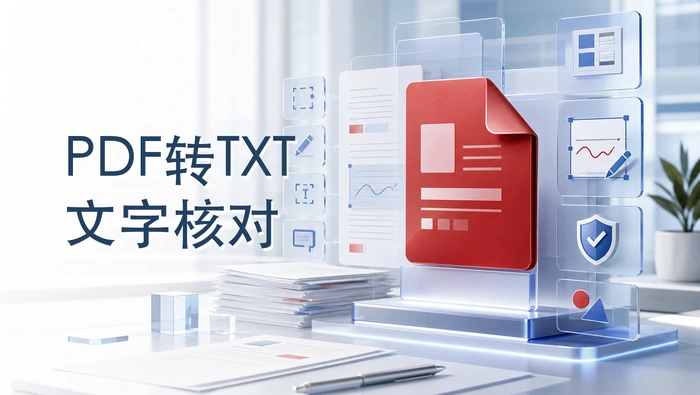 PDF转TXT电子书怎么做?文字提取后先检查乱码封面图