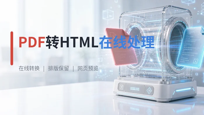 PDF转HTML在线处理