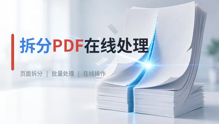 拆分PDF在线处理
