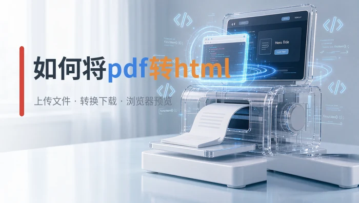 如何将pdf转html