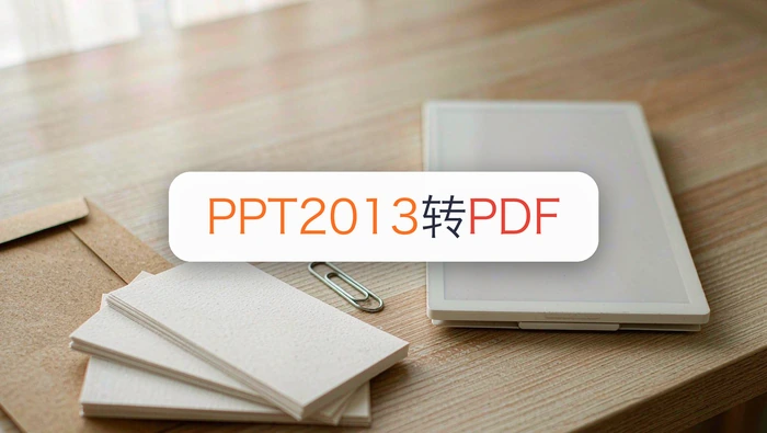 PPT 2013怎么转PDF格式？导出前后重点检查这些设置