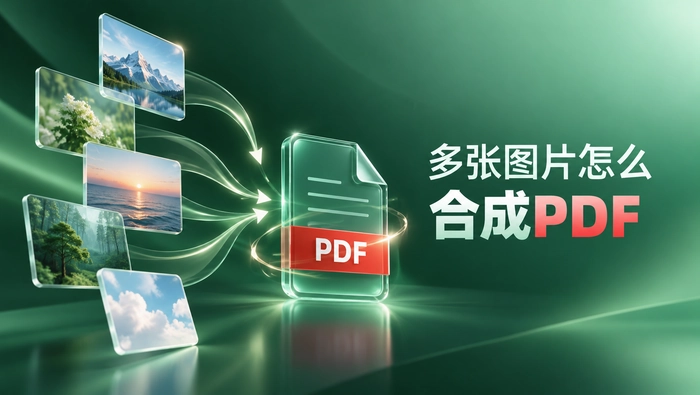 多张图片怎么合成PDF？打印归档前的处理流程
