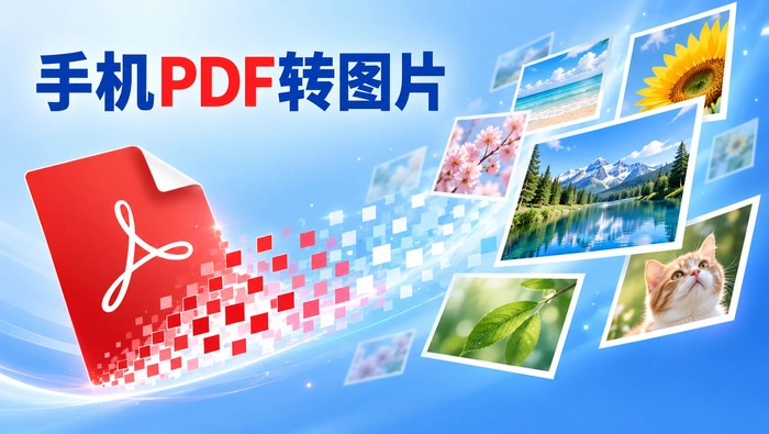 手机浏览器怎么将PDF转图片？图片清晰度如何查看