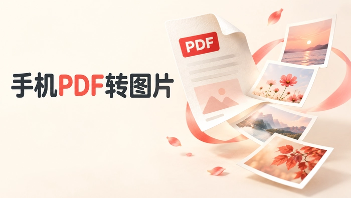PDF怎么转换成图片？手机端逐页保存的方法