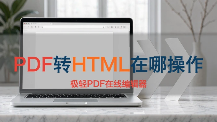 PDF转HTML在哪里操作？转换后网页排版怎么查？
