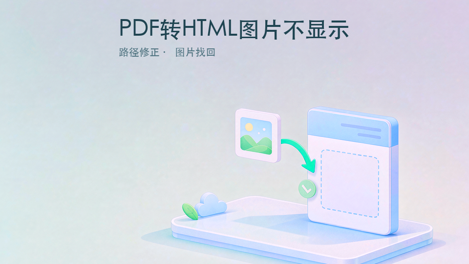 PDF转HTML图片不显示