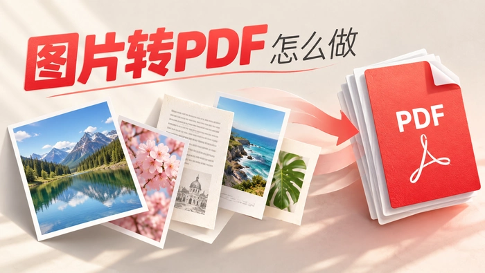 图片怎么转成PDF？顺序与清晰度如何检查
