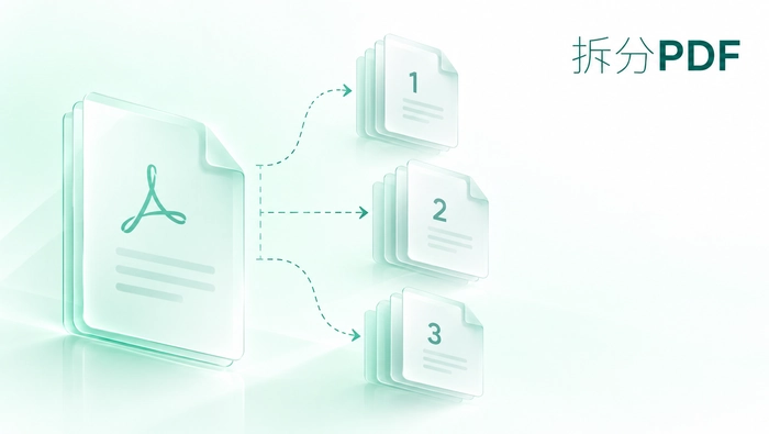 PDF在线拆分怎么操作？页码范围设置与下载核对
