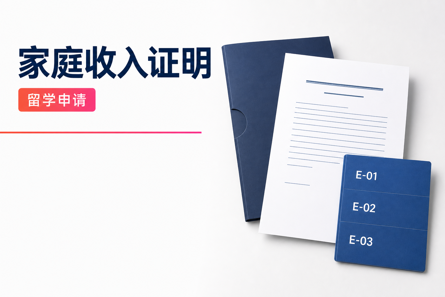 留学申请家庭收入证明英文版 院校签证适配专用范本