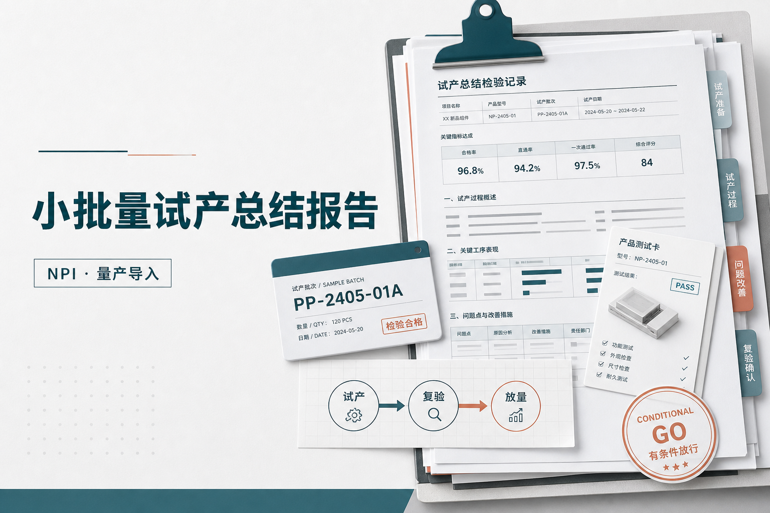 小批量试产总结报告 新产品量产导入评审文档