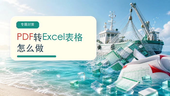 pdf转excel表格怎么做