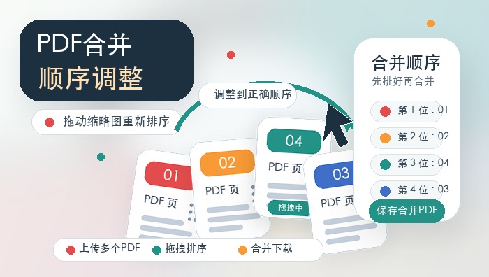 PDF合并顺序调整