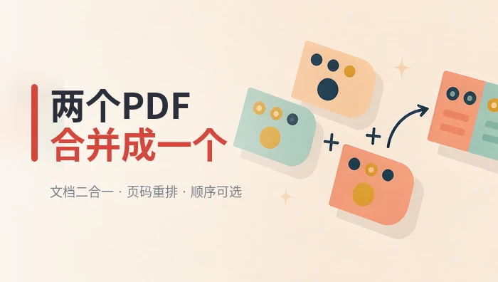 两个pdf合并成一个pdf