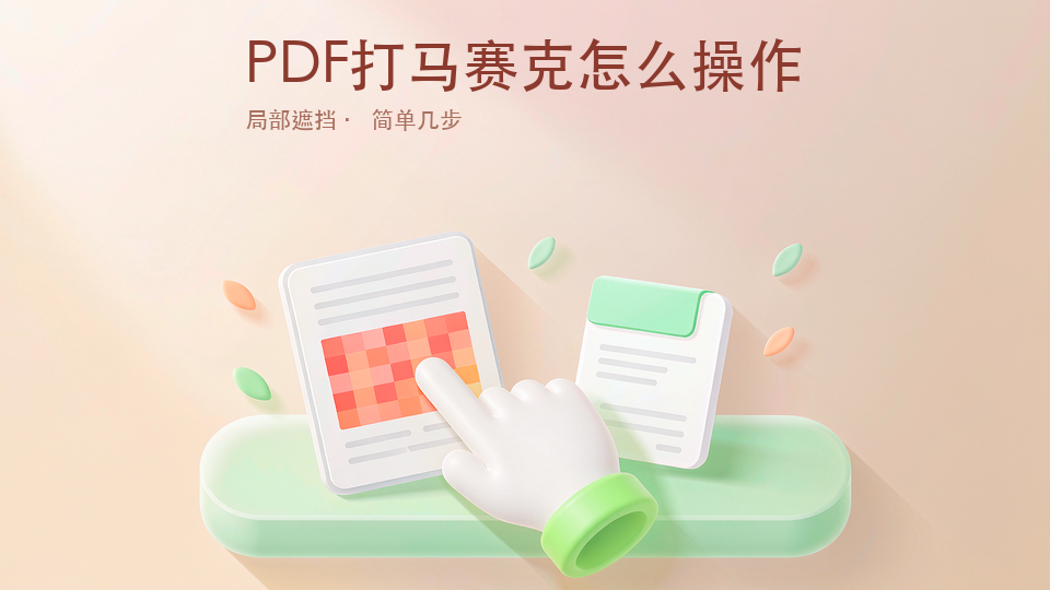 PDF打马赛克怎么操作